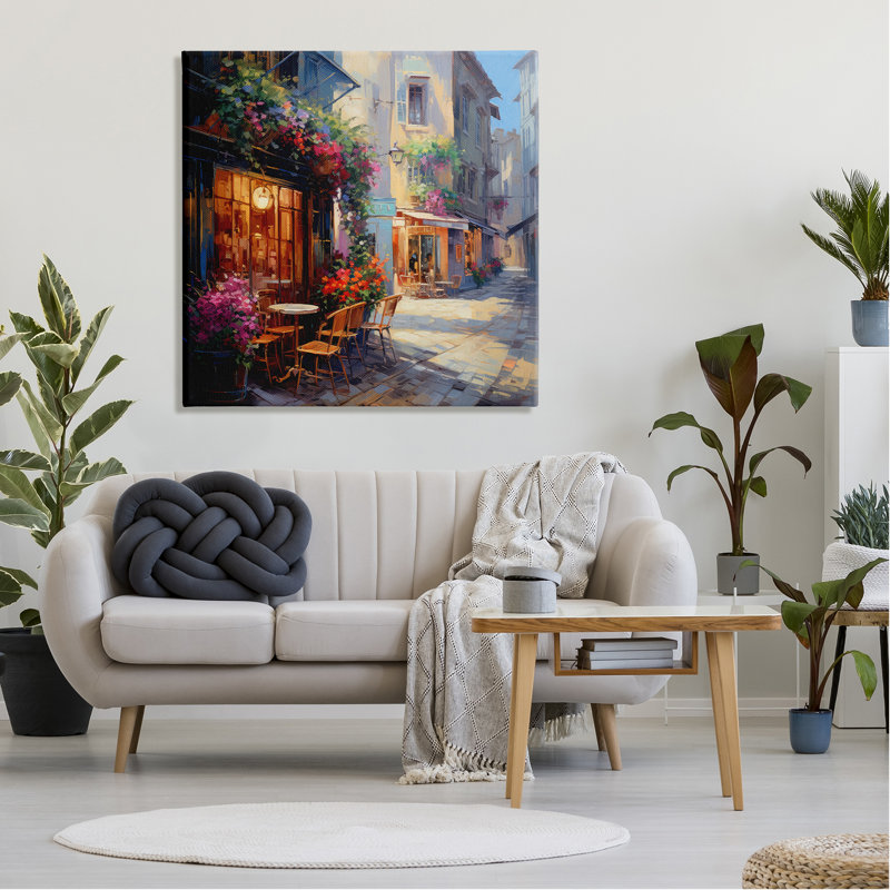 «French Quartier Cafe» par Ray Powers, H 36 po x l 36 po x P 1,5 po