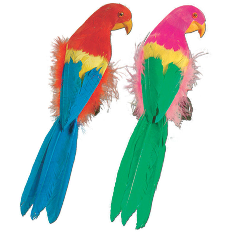 Perroquets tropicaux - paquet de 6