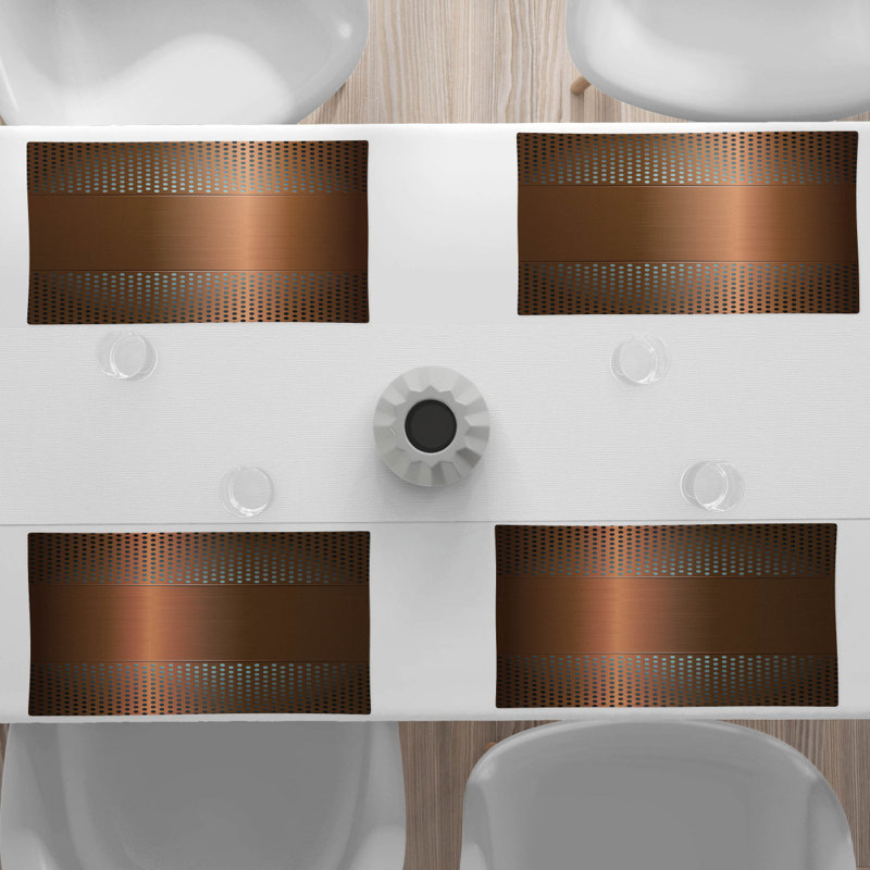 Polyester Abstract Rectangle Placemat