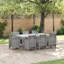 Garden Dining Set 9 Pcs Polypropylene-273758746-273758749