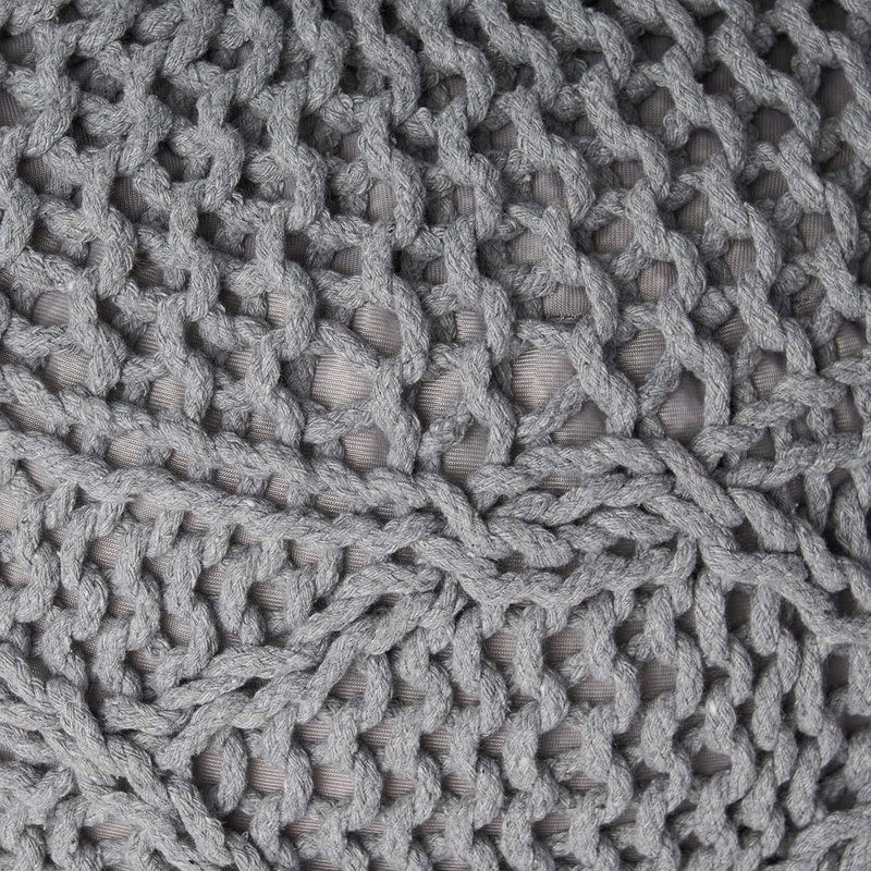 Fauteuil à billes Malibu Pouf, Laine grise