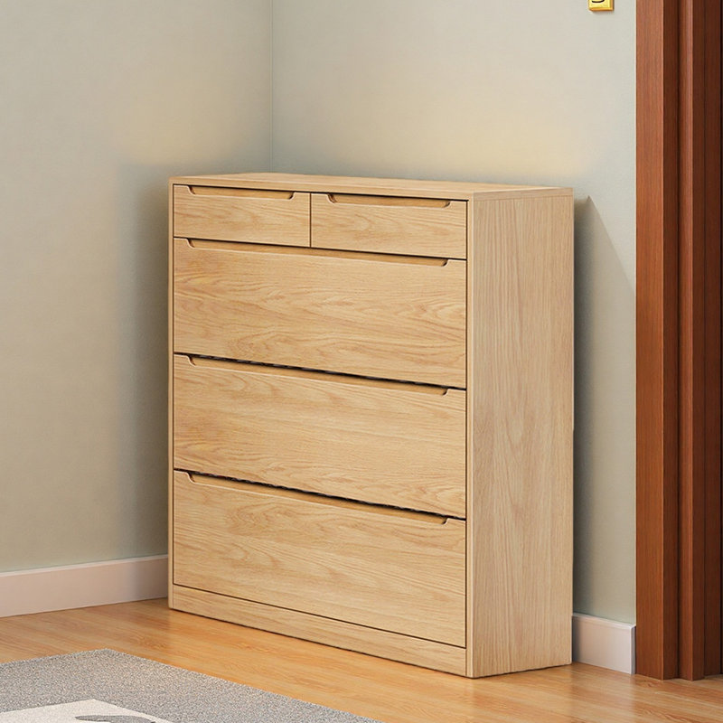 Modern simple furniture storage shoe cabinet, 47.24" H x 39.37" W x 12.99" D