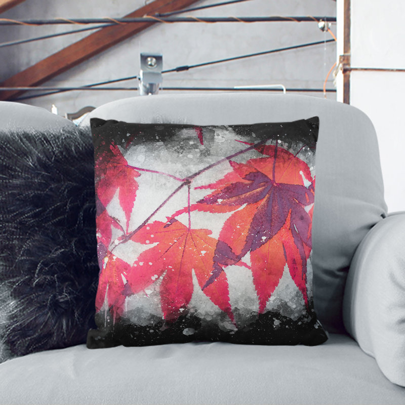 Square Throw Cushion, Black, 40cm H x 40cm W x 15cm D