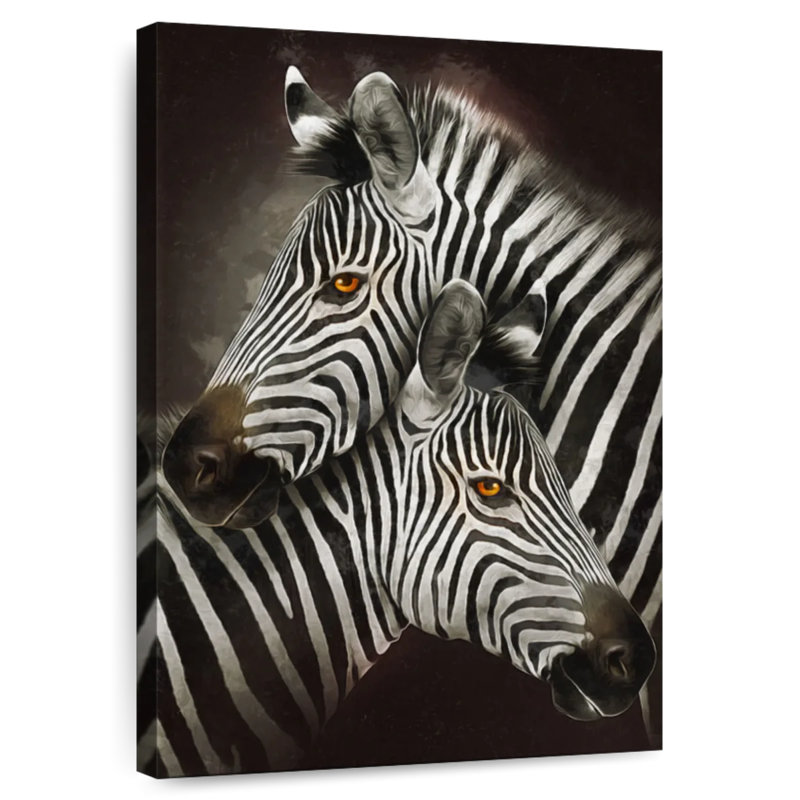 Brampt Zebra Hug, 36" H x 24" W