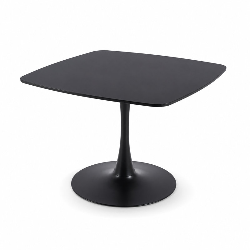 Table de conférence Kharee, Noir mat, L 43,11 po x L 43,11 po