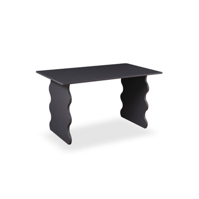 Modern and simple rectangular solid wood dining table