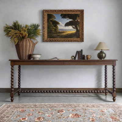 Retro Practical Minimalist Console Table