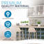 5'' W x 5'' L Vinyl Peel and Stick Mosaic Tile