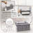 Bedside Caddy Storage Organizer - 2Pcs Hanging Bag Holder With P...