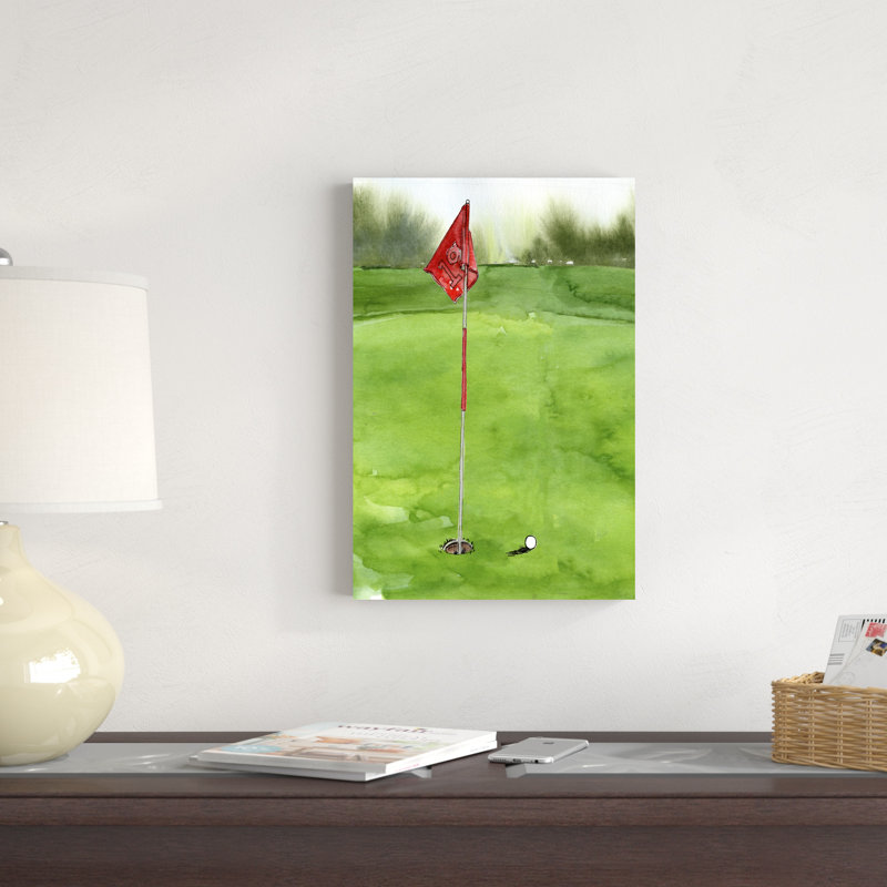 Tee Off Time I, H 18 po x l 12 po