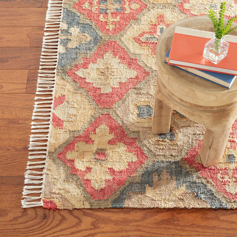 Tapis en jute tissé à la main Pali, Rectangle 2 pi x 3 pi