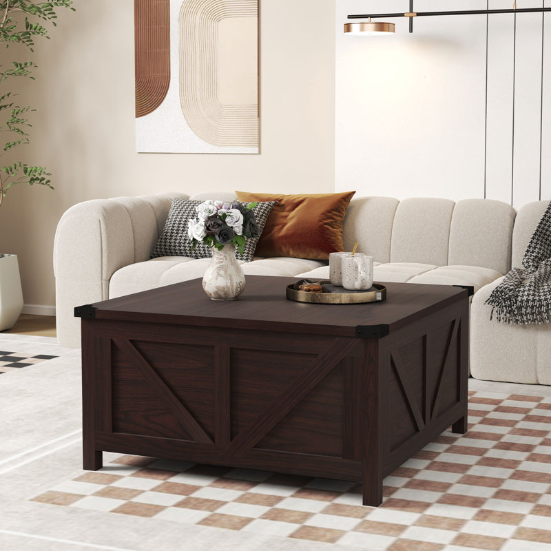 Lift Top Coffee Table with Storage, Espresso, Espresso