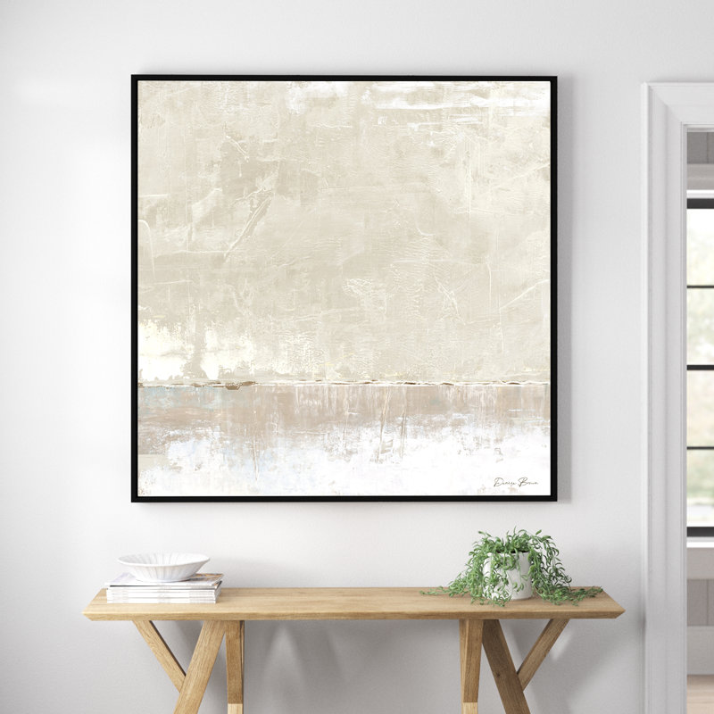 Delevan Better Days - Floater Frame Print on Canvas, 46.5" H x 46.5" W, Black