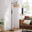 63.7'' Arched/arc Rattan Floor Lamp With Bulb And Remote Control Included-1058930176