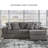 Gardiner 101'' Upholstered Sofa & Chaise