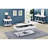 Contemporary Style  1Pc Sofa Table High Gloss Finish Chrome Frame Console Table Gorgeous Living Room Furniture