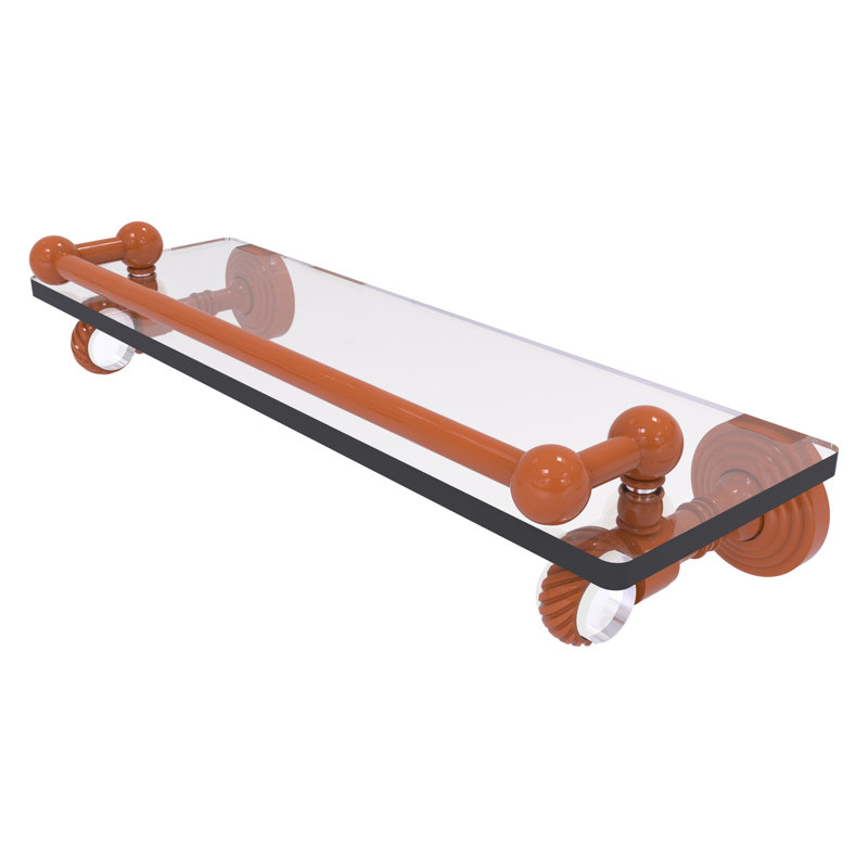 Pacific Grove Floating Shelf, 3.5" H x 16" W x 5.5" D, Autumn Sparkle