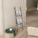 Leaning Towel Warmer Rack Large Capacity Leaning Design Towel Rack with Easy Setup Frame