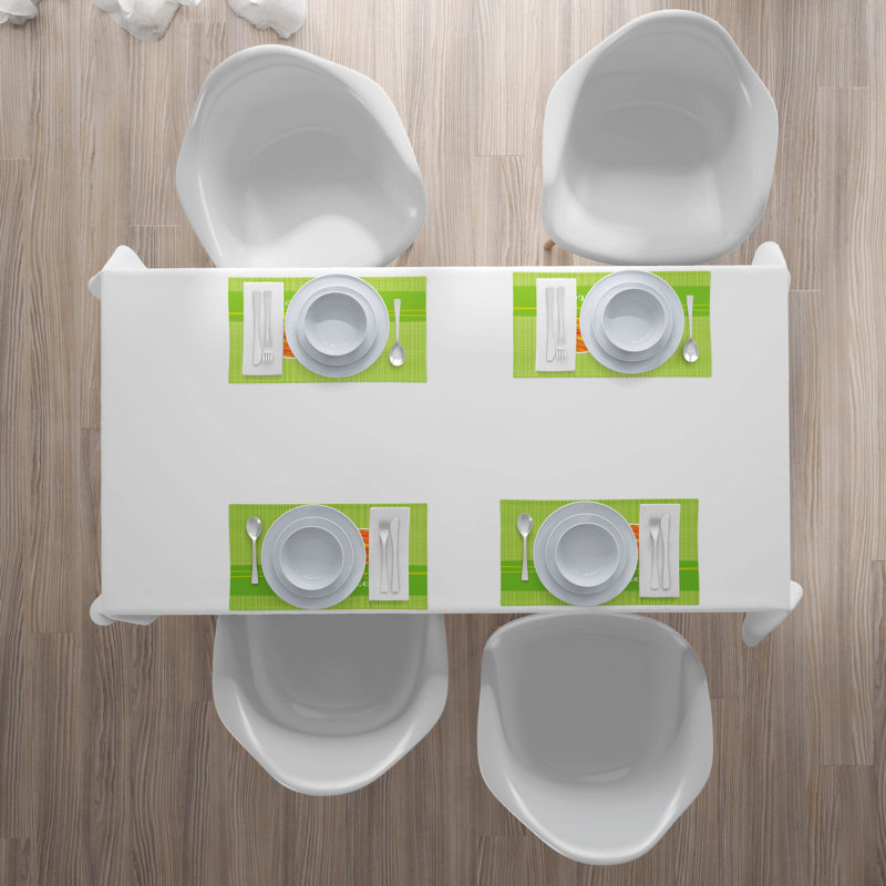 Polyester Abstract Rectangle Placemat