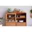 Petite armoire d'appoint en verre