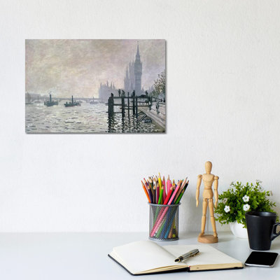 The Thames below Westminster, 1871 - Gallery-Wrapped Canvas Giclée