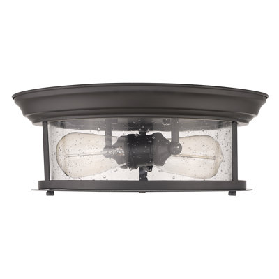 Canale Glass Flush Mount