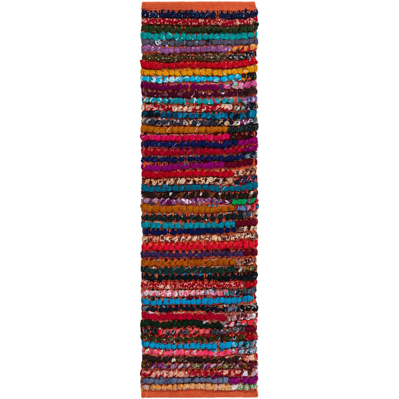 Cotton Indoor Rug, Table Runner 1'2" x 4'1"