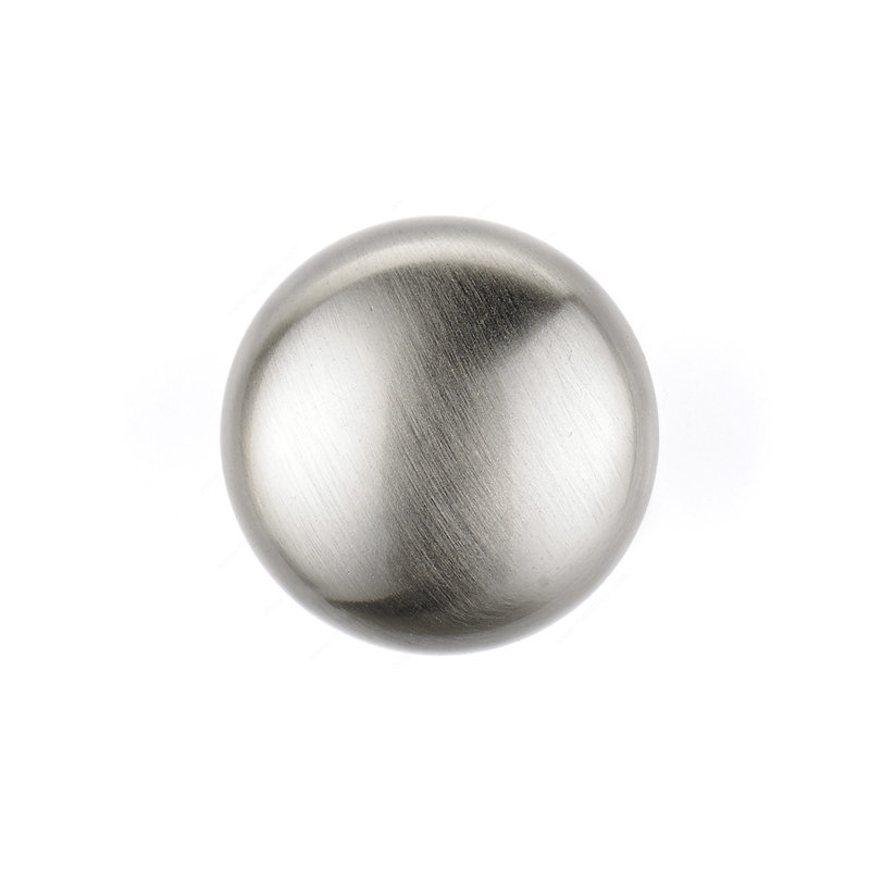 Expression 1 1/4" Diameter Mushroom Knob, Brushed Nickel