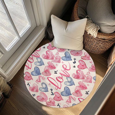Tapis tressé Lignant Text Designs