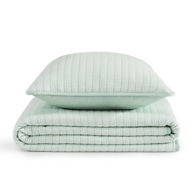 Tommy Hilfiger Ithaca Stripe Cotton Reversible Quilt Set