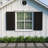 Rustic Four Board Joined Board-n-Batten Faux Wood Shutters w/No Batten (Per Pair)-88966195-88966193-71283976
