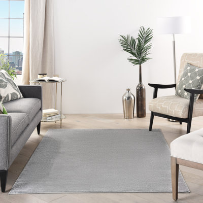 Nourison Essentials Silver/Grey Area Rug