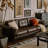Mid-century Wood Straight Sofa