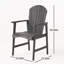 Chaises de salle à manger d'extérieur en bois d'acacia Adirondack-934019022