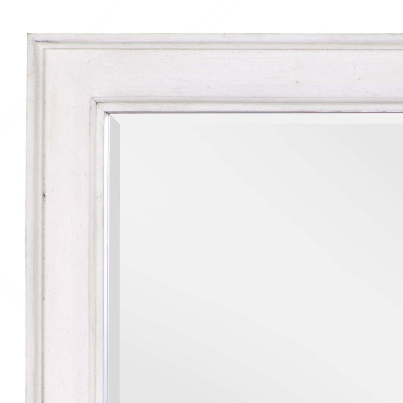 Katia Weathered White Finish Mirror