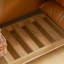 Console HOMcom, table d'entrée de ferme avec tablette à lattes de rangement, canapé rustique avec anti-basculement pour le salon, couloir, brun