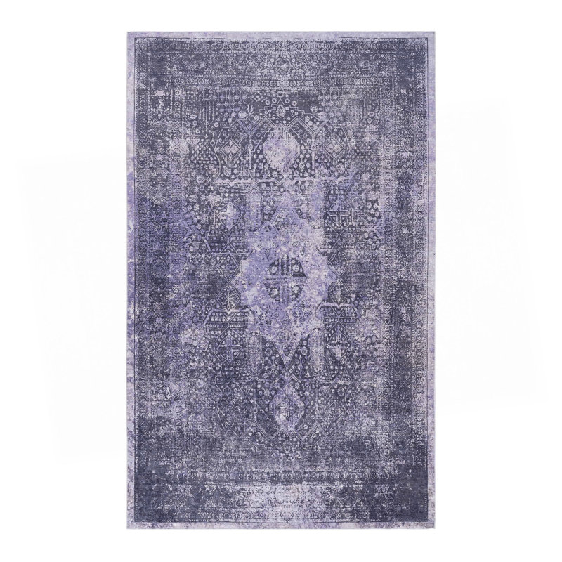 Tapis anthracite lavable, Rectangle 4pi x 6 pi