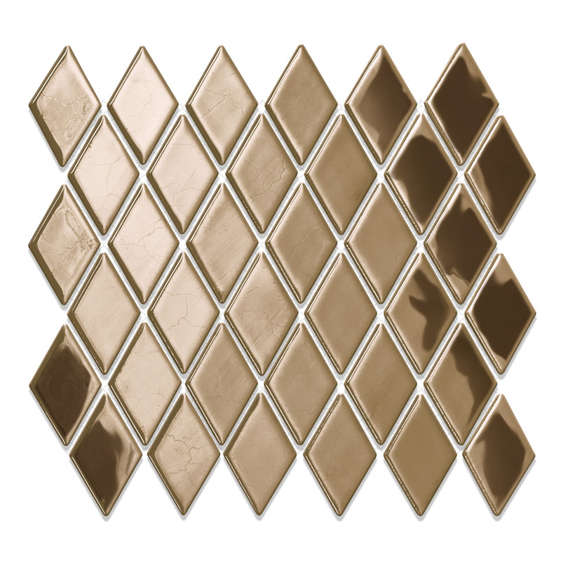 Cerf-volant Hudson 10-1 / 8 po X 11 3/4 po Carreau de mosaïque en porcelaine