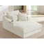 Upholstered Chaise Lounge With 2 Pillows - No Assembly Required-1712888712