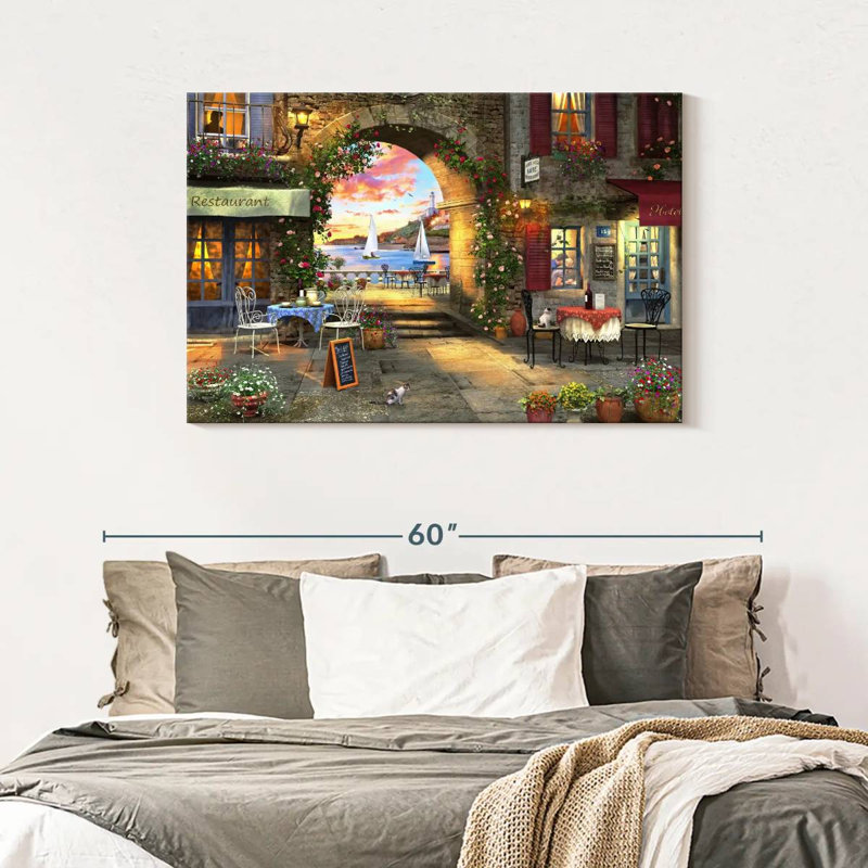 Sireci Mediterranean Evening, 30" H x 45" W