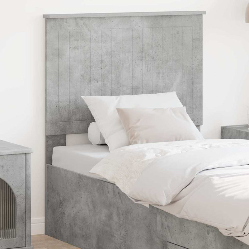 Headboard, European Toddler (80 x 160 cm), Concrete Grey