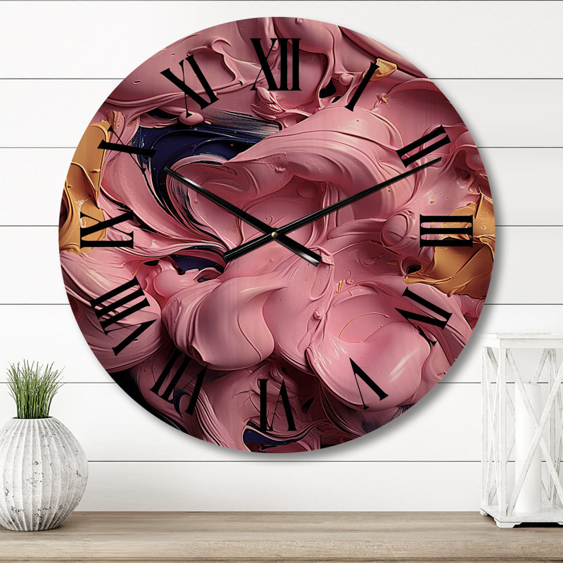 Solid Wood Wall Clock, Medium