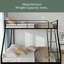 Lit simple au-dessus d'un lit double