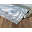 Tapis abstrait bleu / blanc Dipesh-1535305809