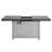 Extendable Rectangle Aluminum Alloy Fire Pit Table, 50,000BTU