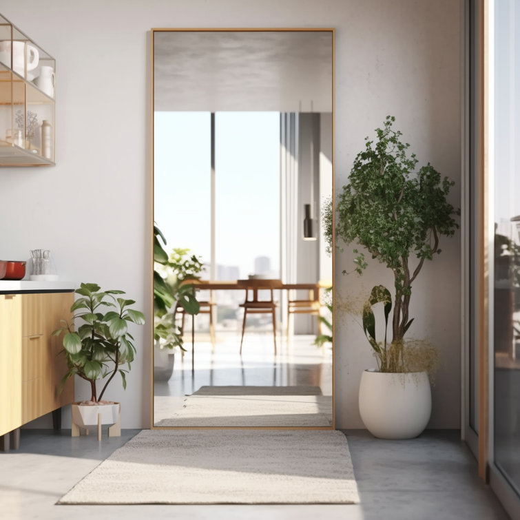 Barnaba Metal Framed Full Length Mirror