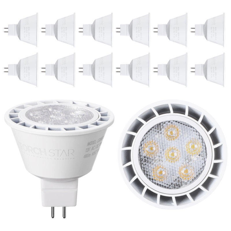 Ampoule DEL 7W 7W, ampoule à intensité variable 50W, base Gu5.3 à deux broches, 3 000 K