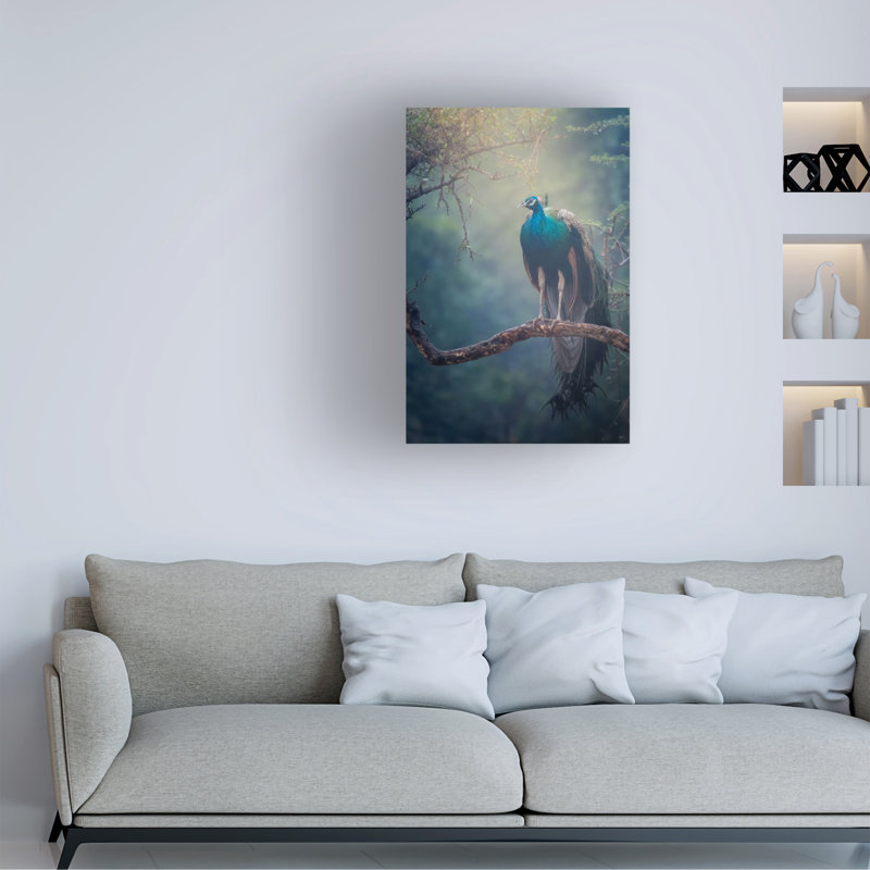 Œuvre sur toile «bol Abhinav Sharma», H 47 po x l 30 po