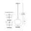 Crater 1 - Light LED Pendant
