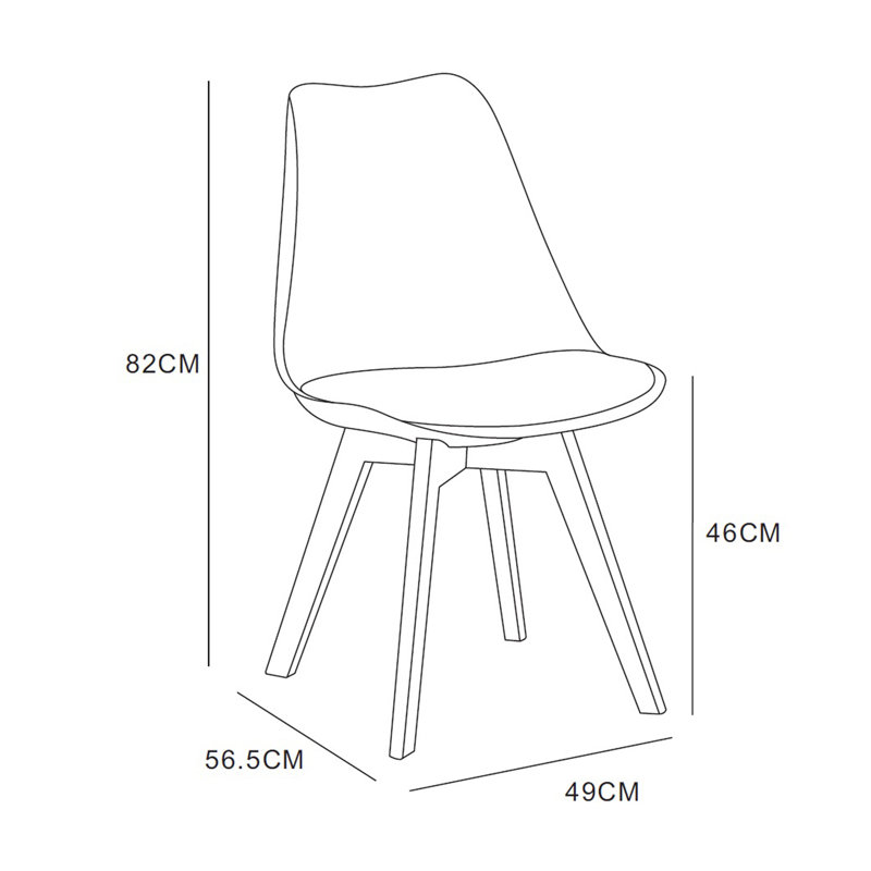 Knutsford Kitchen Dining Chair, Blue, 1